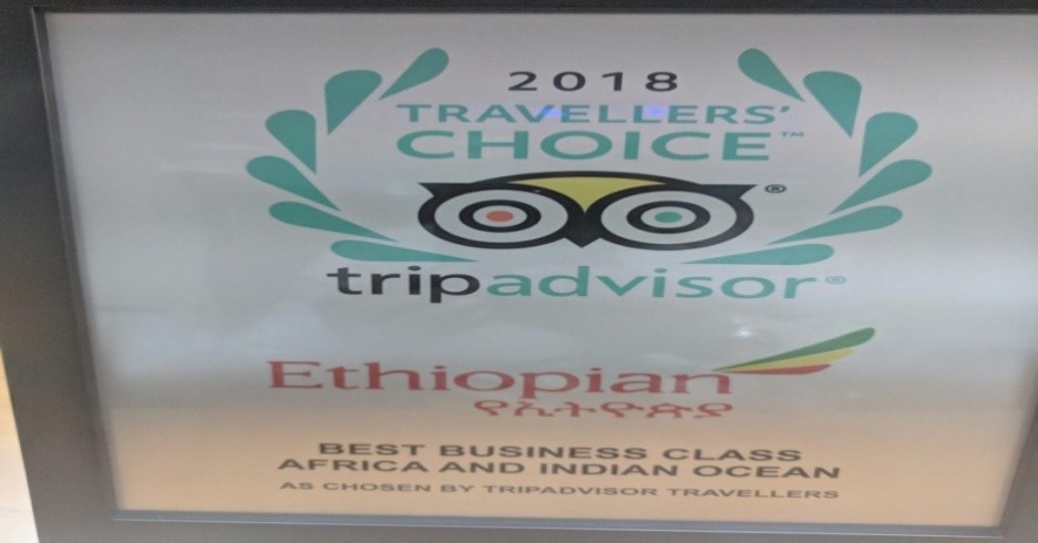 Ethiopian Wins 2018 TripAdvisor Travelers